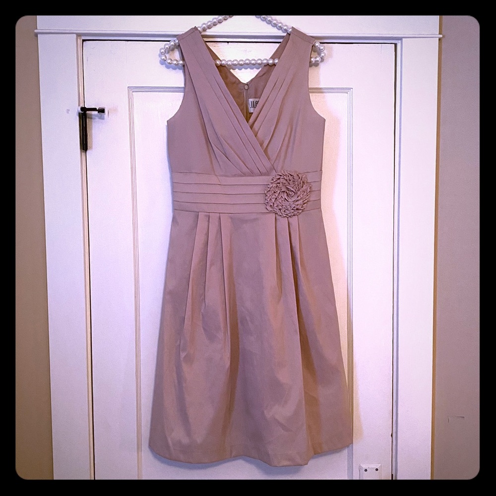 Julian Taylor Tan Midi Dress